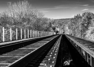 Railroad through Weissport, PA