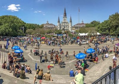 Jackson Square, New Orleans Music Fest